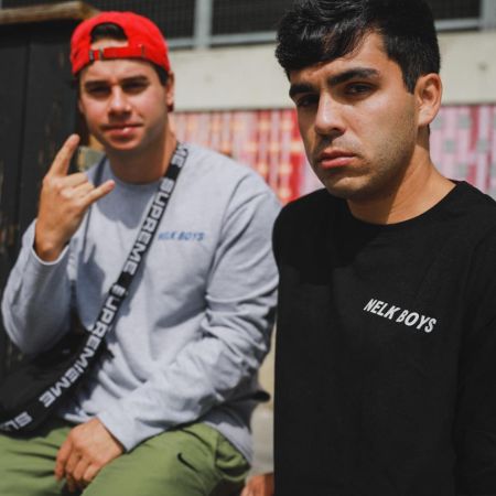 jesse and kyle taking a selfie 